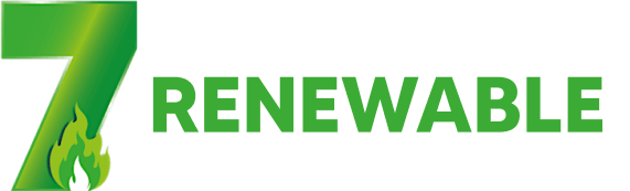 Logo of a 7-figure renewable business builder, representing growth and sustainability